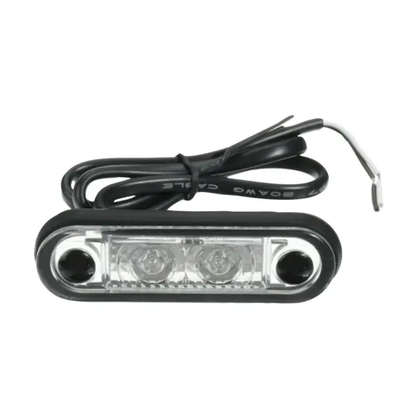 e395 hella red led marker lamp – long 4m lead