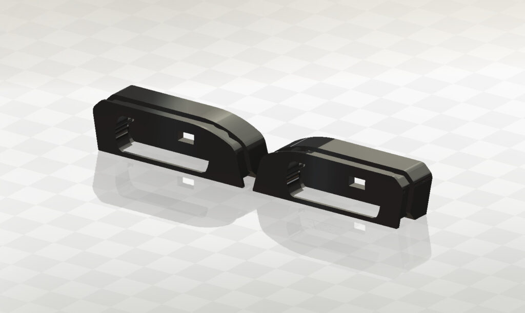 scania grill halo bracket assembly
